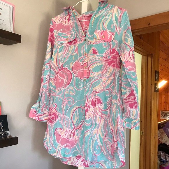 Lilly Pulitzer Dresses & Skirts - ❤️‍🔥Lilly Pulitzer Shirt Dress XS